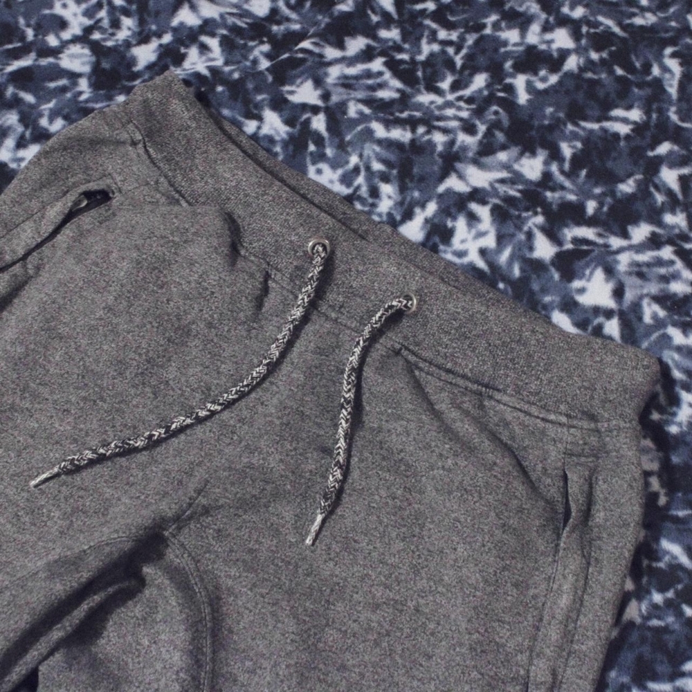Grey Retrofit Sweatpants